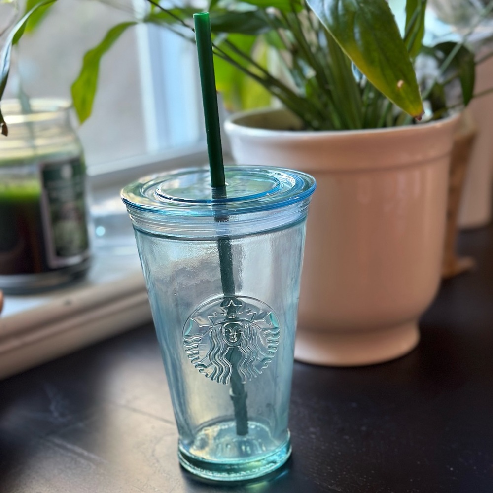 Glass Starbucks Cup